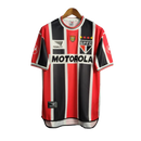 Camisa Retrô São Paulo II 2000 - Masculina Penalty - Tricolor com símbolo da Motorola