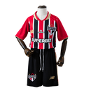 Kit Infantil São Paulo II 25/26  - Vermelho e Branco + Preto