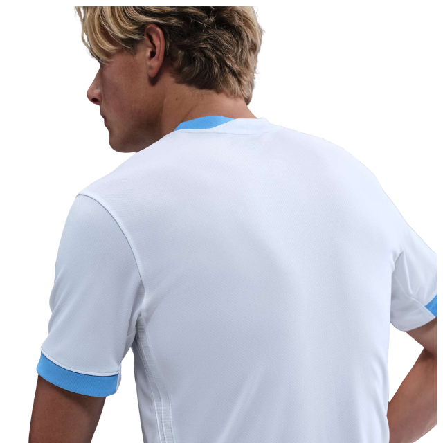 Camisa Seleção do Uruguai II 24/25 - Torcedor Masculina - Branca com detalhes em azul