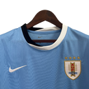 Camisa Seleção do Uruguai I 24/25 - Torcedor Masculina - Azul com detalhes em branco e preto