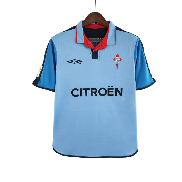 Camisa Retrô Celta de Vigo 2002/04 - Torcedor - Azul