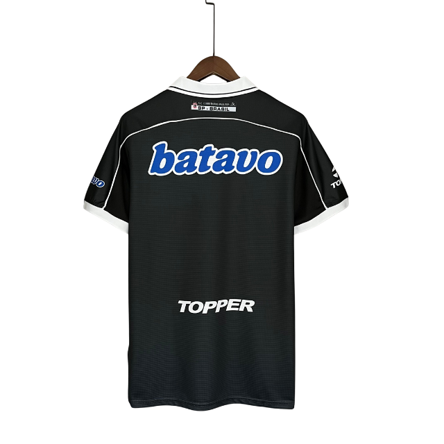 Camisa Topper Retrô Corinthians Batavo II 1999 - Preto