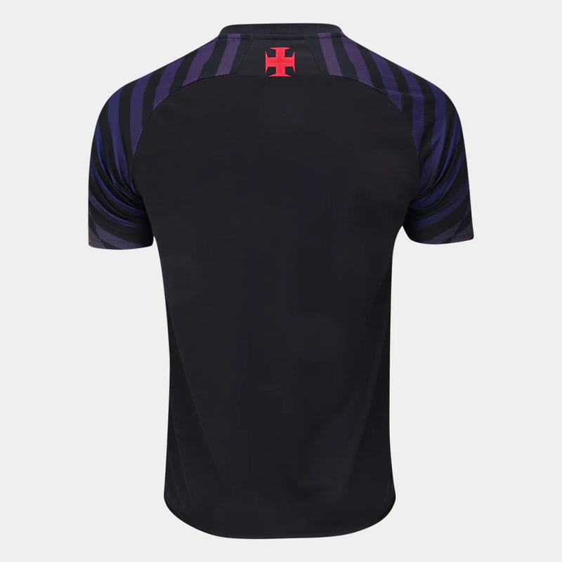 Camisa Vasco Da Gama 2024 Aquecimento Preta Masculino
