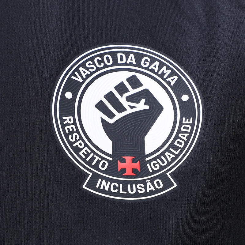 Camisa Vasco Da Gama 2024 Aquecimento Preta Masculino