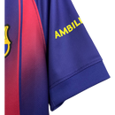 Gola e textura da nova camisa do Barcelona 2025 2026, Detalhe da gola – Camisa Barcelona 25/26