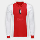 Camisa Ajax 25/26 Comemorativa 125 Anos Masculina - Branco+Vermelho
