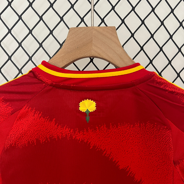 Kit Infantil Seleção Espanha I 24/25 - Vermelho e azul