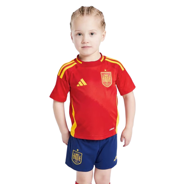 Kit Infantil Seleção Espanha I 24/25 - Vermelho e azul
