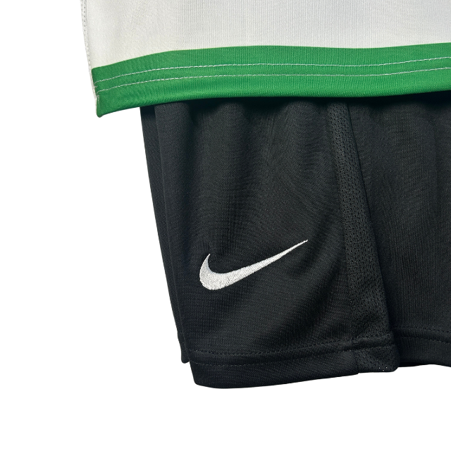 Kit Infantil Sporting I 25/26 - Verde e branco
