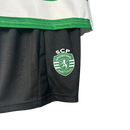 Kit Infantil Sporting I 25/26 - Verde e branco