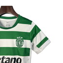Kit Infantil Sporting I 25/26 - Verde e branco
