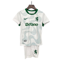 Kit Infantil Sporting alternativo 25/26 - Branco