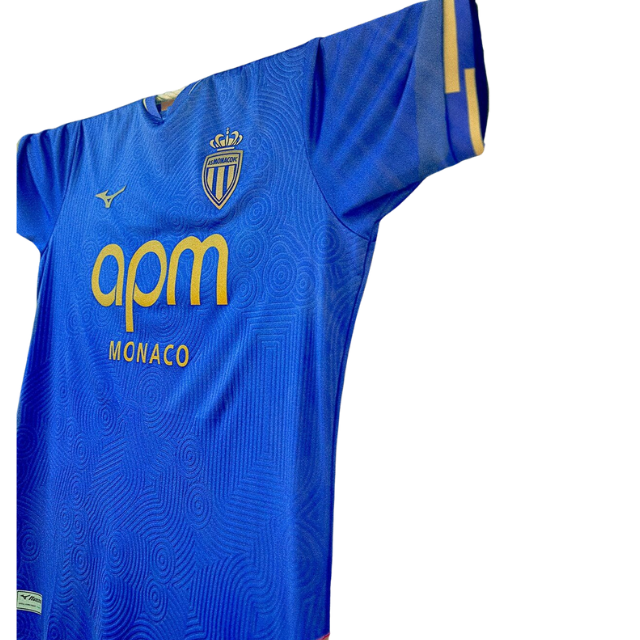 Camisa Mônaco Away 25/26- Torcedor Masculina - Azul