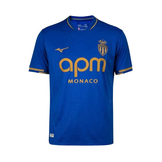 Camisa Mônaco Away 25/26- Torcedor Masculina - Azul
