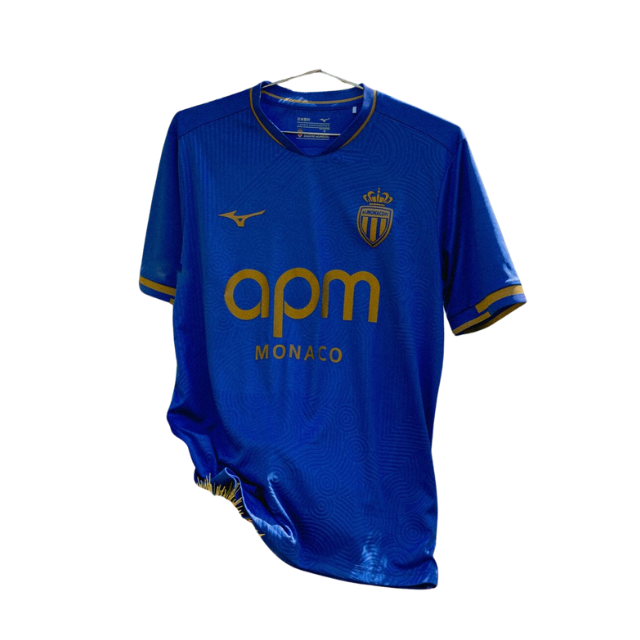 Camisa Mônaco Away 25/26- Torcedor Masculina - Azul