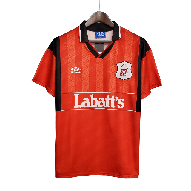 Camisa Nottingham Forest Retrô 1994/95 Vermelho - Torcedor