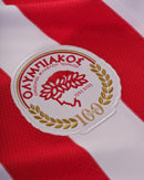 Camisa Olympiacos 100 Anos - Torcedor Masculina - Branco e vermelho