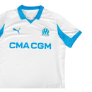 Camisa Olympique Marseille Home 25/26 - Torcedor Masculina - Branco e azul