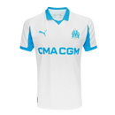 Camisa Olympique Marseille Home 25/26 - Torcedor Masculina - Branco e azul