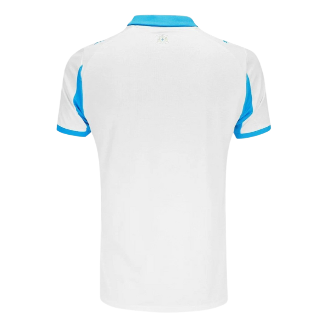 Camisa Olympique Marseille Home 25/26 - Torcedor Masculina - Branco e azul