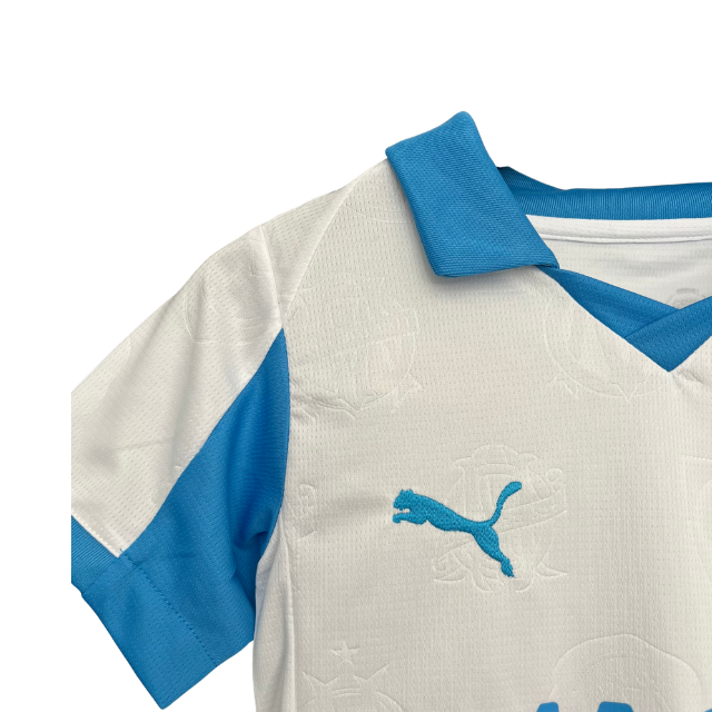 Kit Infantil Olympique de Marseillle 25/26- Branco