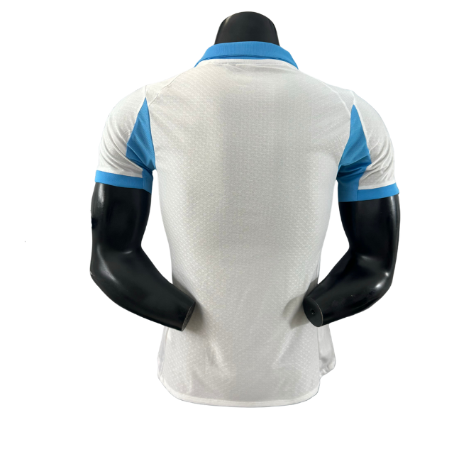 Camisa Olympique de Marseille I 25/26 - Jogador Masculina -Branca e Azul