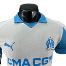 Camisa Olympique de Marseille I 25/26 - Jogador Masculina -Branca e Azul