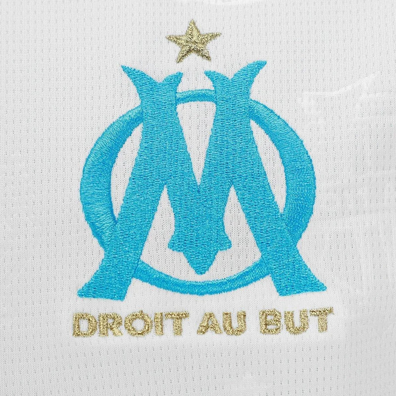Camisa Olympique Marseille Home 25/26 - Torcedor Masculina - Branco e azul