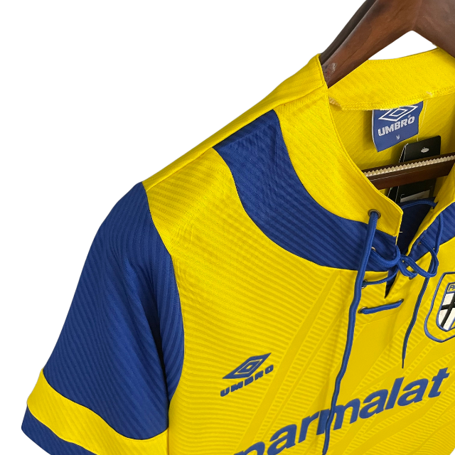 Camisa Retrô Parma Home 1993/94 - Amarelo