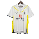 Camisa Tottenham I Retrô 2009/10 - Masculina - Branca com detalhes em amarelo