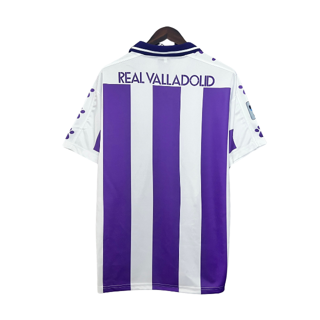 Camisa Retrô Valladolid 95/96 Home - Roxa e branca