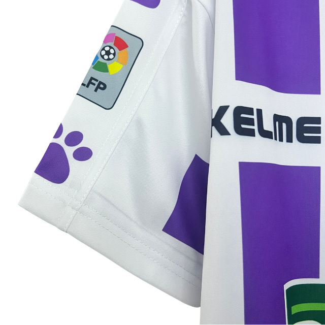 Camisa Retrô Valladolid 95/96 Home - Roxa e branca
