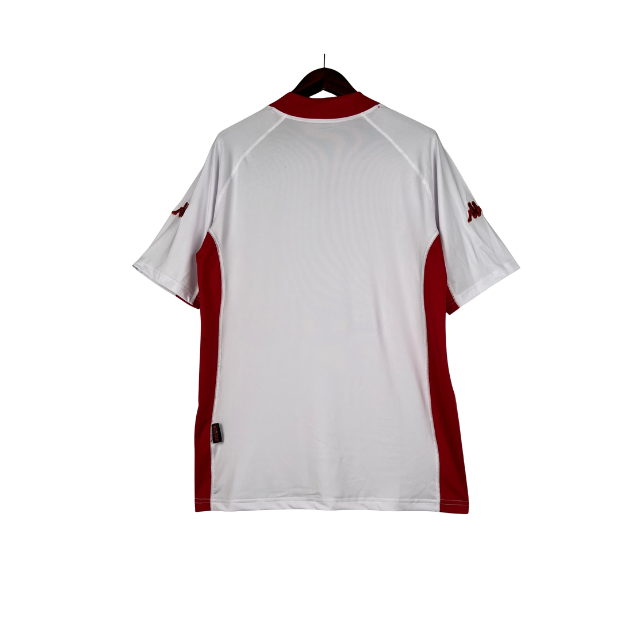 Camisa Roma retrô Away 01/02 - Torcedor - Branca