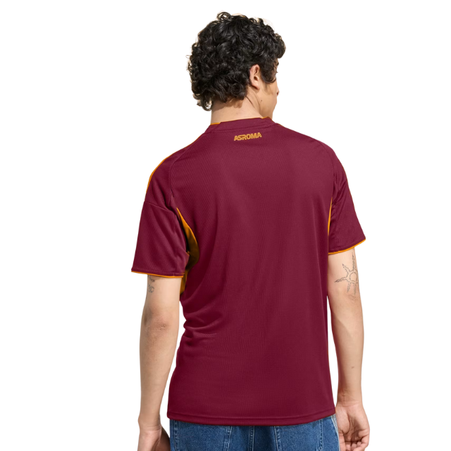 Camisa AS Roma 2025/26 Home Torcedor Masculina - Vinho