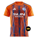Camisa Schalke 04 III 25/26 - Torcedor Masculina - Laranja