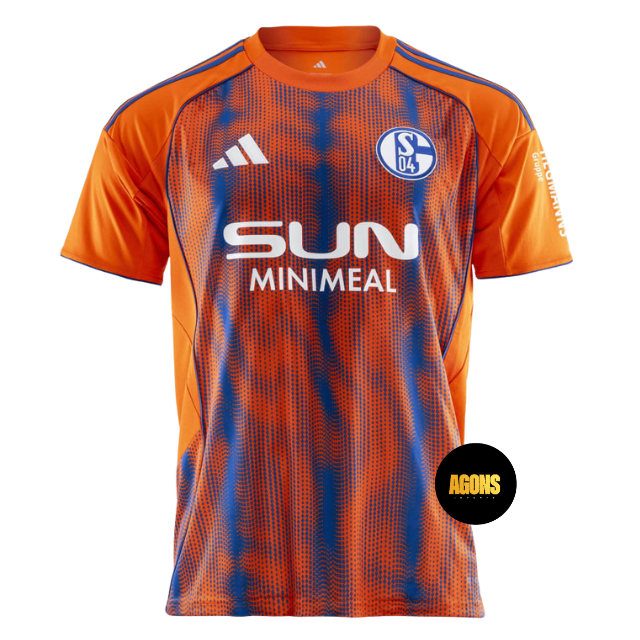 Camisa Schalke 04 III 25/26 - Torcedor Masculina - Laranja