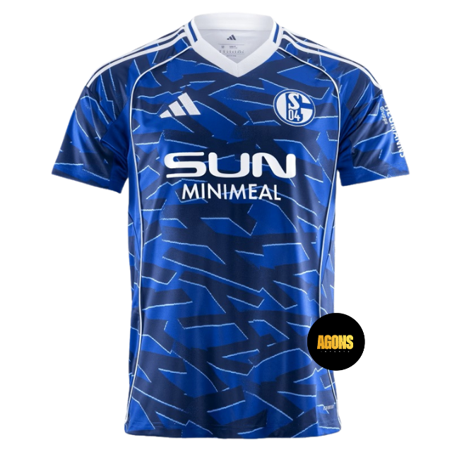Camisa Schalke 04 I 25/26 - Torcedor Masculina - Azul e branco