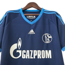 Camisa Retrô Schalke 04 II 2010/11 - Torcedor - Azul escuro
