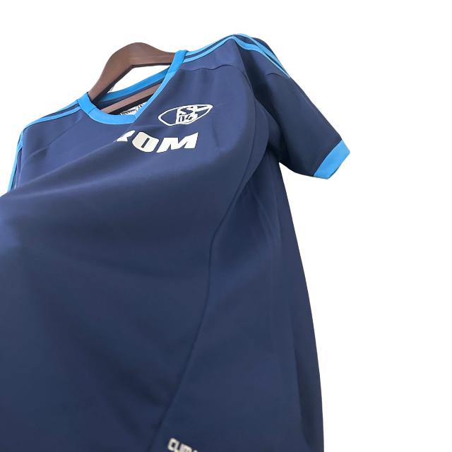 Camisa Retrô Schalke 04 II 2010/11 - Torcedor - Azul escuro
