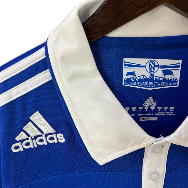 Camisa Retrô Schalke 04 I 2010/11 - Torcedor - Azul