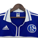 Camisa Retrô Schalke 04 I 2001/02 - Torcedor - Azul