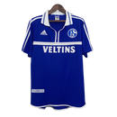 Camisa Retrô Schalke 04 I 2001/02 - Torcedor - Azul