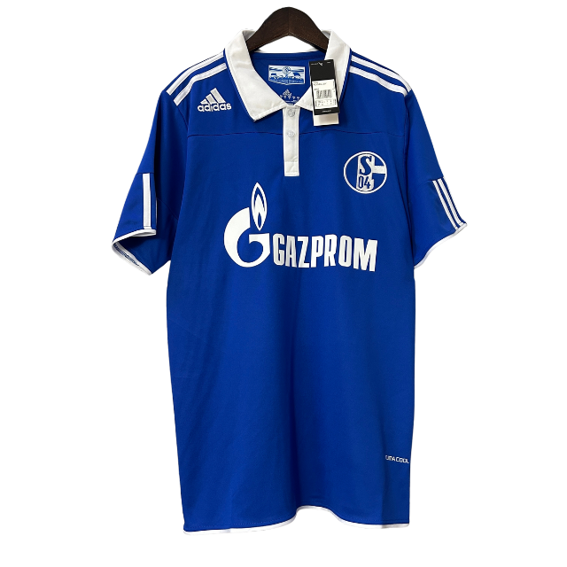 Camisa Retrô Schalke 04 I 2010/11 - Torcedor - Azul
