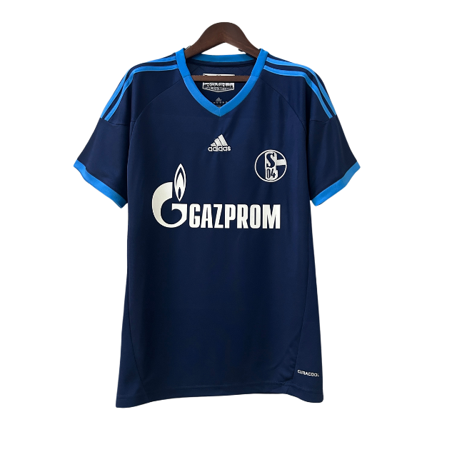 Camisa Retrô Schalke 04 II 2010/11 - Torcedor - Azul escuro