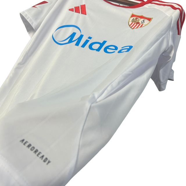 Camisa Sevilla I 25/26 - Torcedor Masculina - Branca