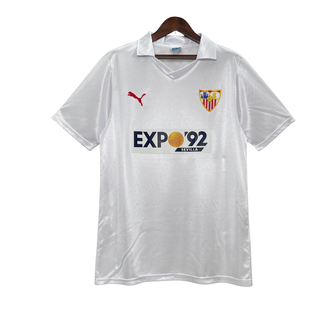 Camisa Retrô Sevilla 87/90 Home - Torcedor - Branco
