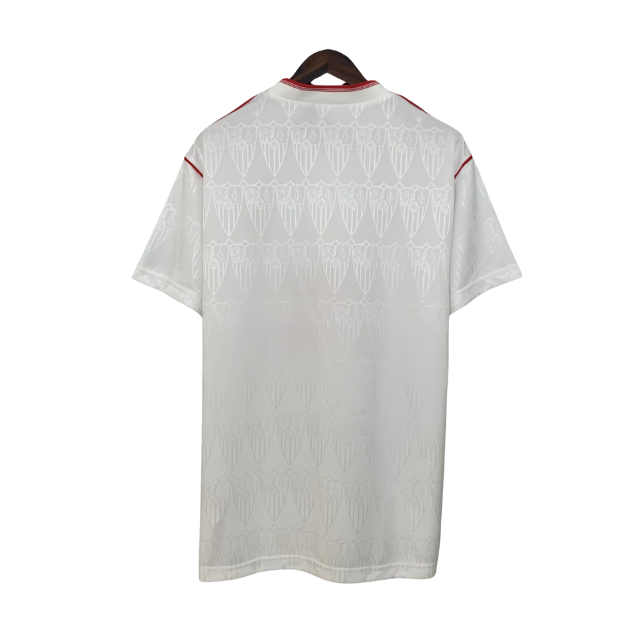 Camisa Retrô Sevilla 91/92 Home - Torcedor - Branca