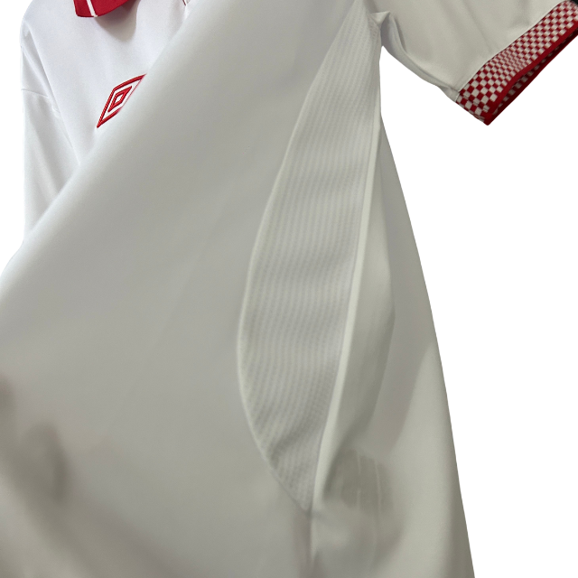Camisa Retrô Sevilla 12/13 Home - Torcedor - Branca