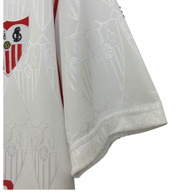 Camisa Retrô Sevilla 91/92 Home - Torcedor - Branca