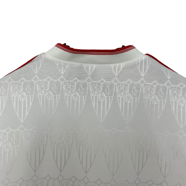 Camisa Retrô Sevilla 91/92 Home - Torcedor - Branca